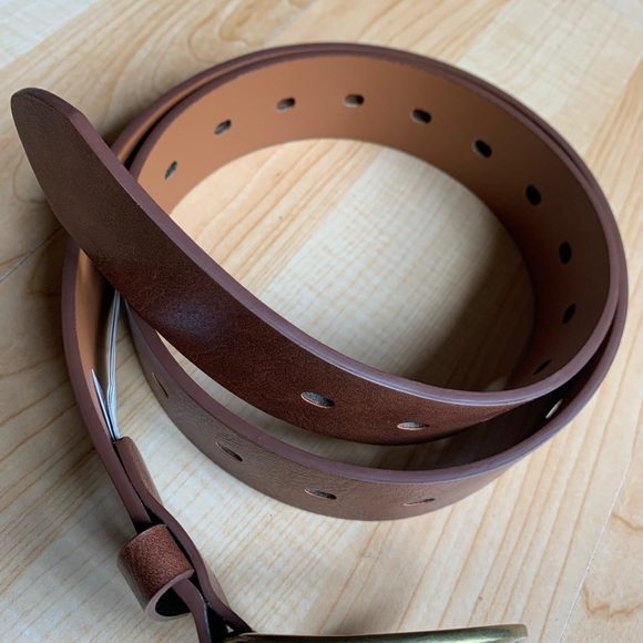 Banana Republic Pointed Buckle Belt Cognac Medium - Picture 9 of 10